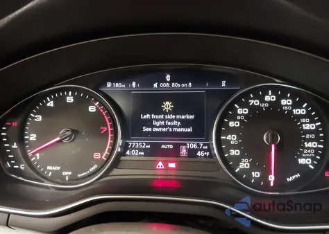 2018 Audi A4 2.0T Premium/2.0T Tech Premium z USA, uszkodzony, nr VIN WAUNNAF41JA030687